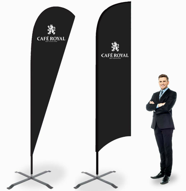 Beachflag beidseitig