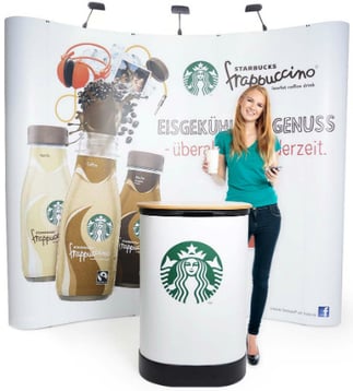 Faltdisplay London PREMIUM gebogen Faltdisplay London PREMIUM gebogen