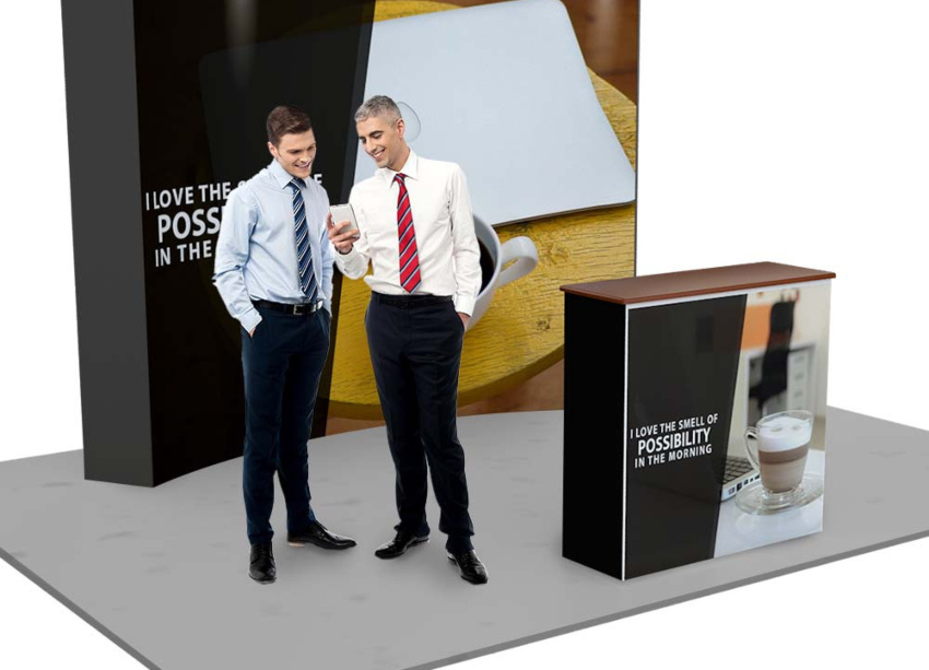 Faltdisplay Pop-Up MODULAR gebogen Faltdisplay Pop-Up MODULAR gebogen