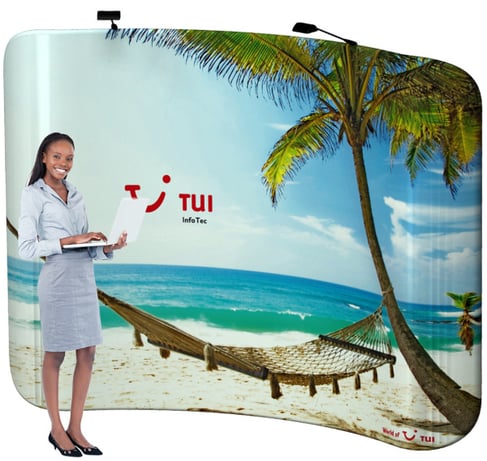 Faltwand Textil Evolution Wing inkl. Druck Faltwand Textil Evolution Wing inkl. Druck