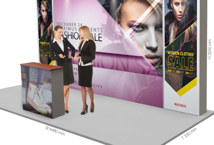 Messestand Faltdisplay Pop-Up MODULAR 106 Messestand Faltdisplay Pop-Up MODULAR 106