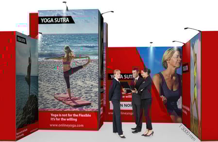 Messestand Faltdisplay Pop-Up MODULAR 113