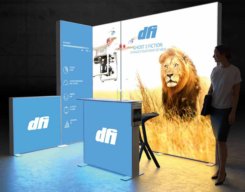 Messestand PIXLIP GO 10 Messestand PIXLIP GO 10