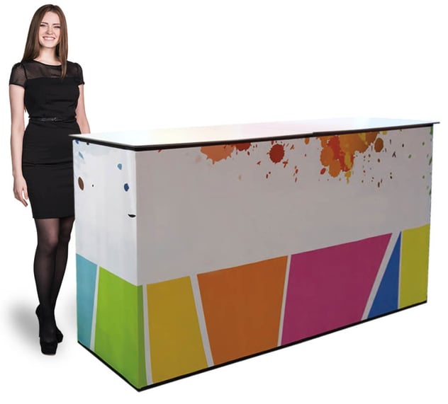 Multi-Frame Theke aus Textil Stecksystem