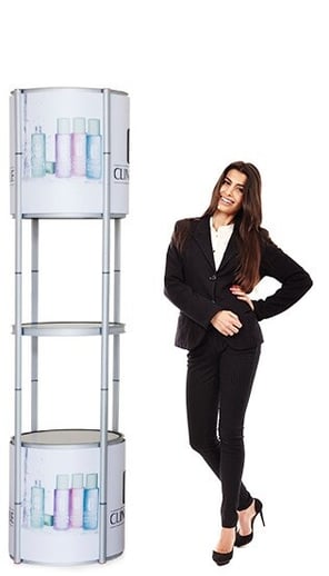 Spiral Vitrine inkl. Druck Spiral Vitrine inkl. Druck