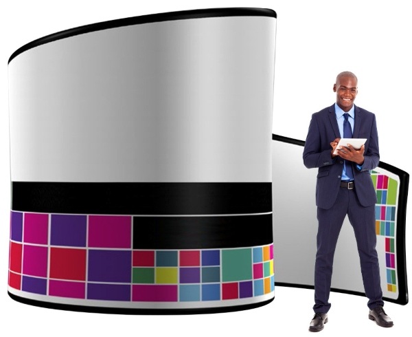 Faltwand Textil Evolution Spiral inkl. Druck faltwand-textil-evolution-spiral