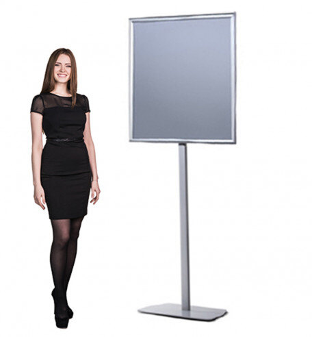 Infoboard: Info Pole B | Plakatständer mit Aluminium-Klapprahmentechnik | Plakatformat DIN A1 infoboard-info-pole-b