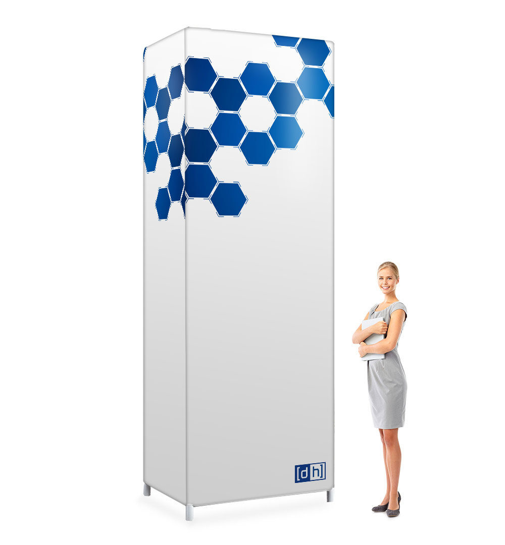 Windscape Werbesäule eckig