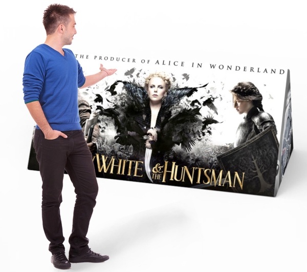 Messesäule Triangle - optional mit Beleuchtung messesaeule-triangle