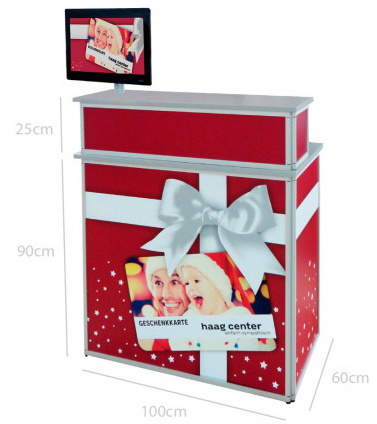 Media LCD Rechtecktheke inkl. Druck Media LCD Rechtecktheke inkl. Druck