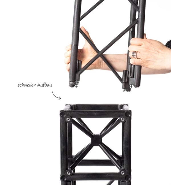 Traversensystem Elemente | 20 cm | Mini Traversenelemente 20x20cm bis 100m² traversensystem-elemente-20cm