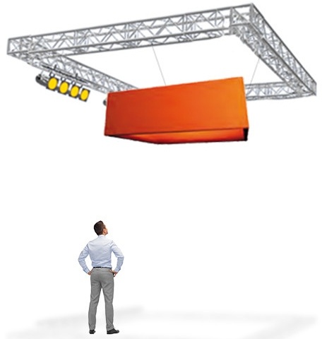 Aufblasbarer Windscape Deckenhänger Quadrat inkl. Druck in Top Qualität! | schnell im Aufbau windscape-deckenhaenger-quadrat